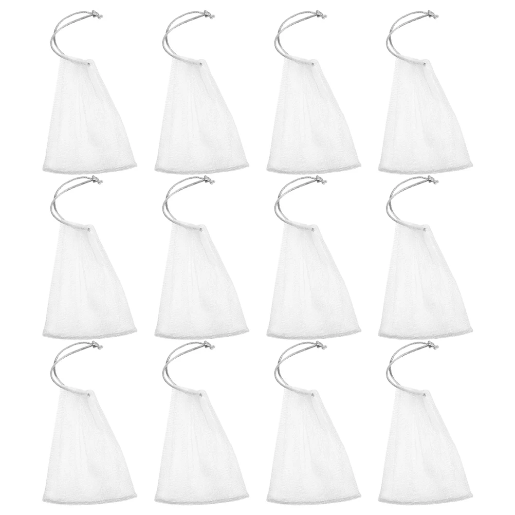 

30pcs Soap Drawstring Foaming Net Portable Shower Pouch Accessory Travel Small Bathing Skin Health Exfoliating