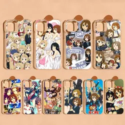 Anime K-ON! Phone Case For iPhone 14 13 12 Mini 11 Pro XS Max X XR SE 6 7 8 Plus Soft Silicone Cover