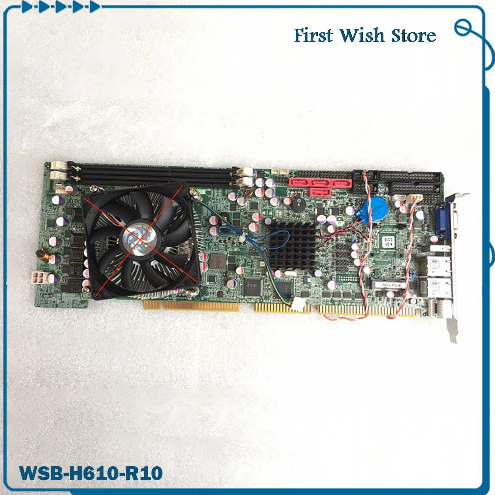 For IEI LGA 1155 Dual n-e-t-w-o-r-k Card industrial Motherboard  WSB-H610-R10