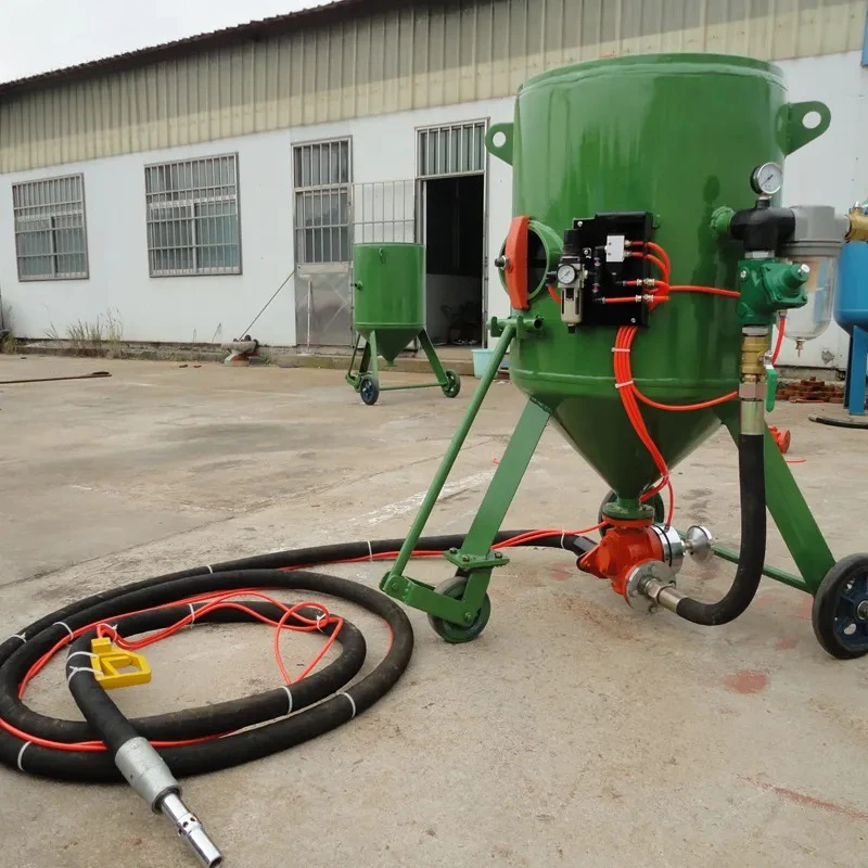 Factory Price Rust Clean Sandblasting Machine 600mm Vacuum Dry And Wet Sandblast Machine Rust Remover Machine