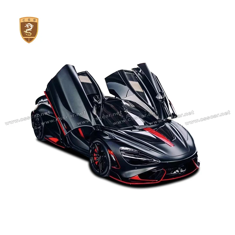 Fit For McLaren 720s Carbon Fiber Kits Car Accessories Upgrade New 765lt Style Front Bumper Fender Side Skirt Rear Spoiler Parts