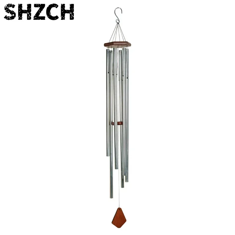 Sacred Resonance D Pentatonic Wind Chimes - Large Aluminum Meditation Bells for Garden & Spiritual Spaces