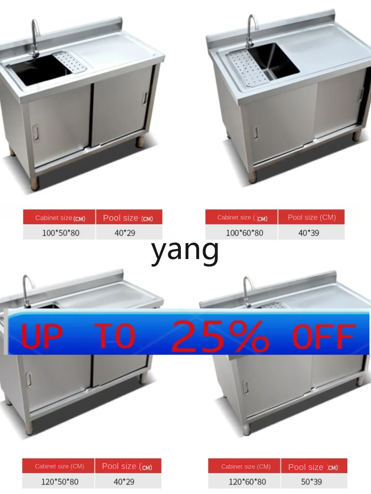 

CX stainless steel cabinet kitchen sink sink washing dishes washing vegetables washing hands countertop integrated cabinet