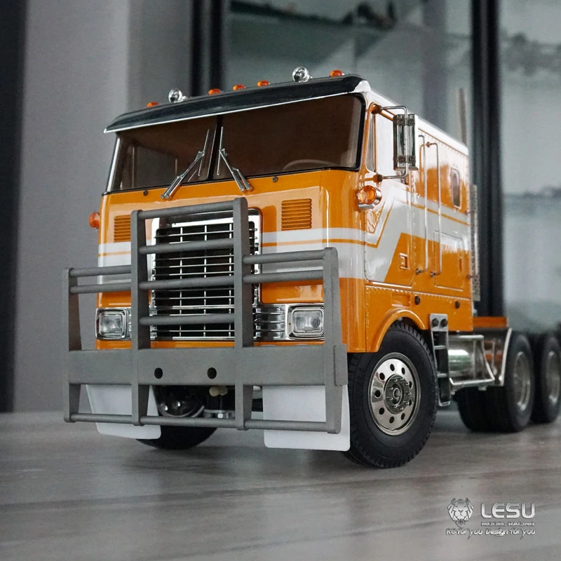 RC 1/14 Frontstoßstangengrill-Schutz für Tamiya Hydraulikbagger, Lader, Muldenkipper für SCANIA, MAN, VOLVO Kipper DIY-Teile – Detail 3