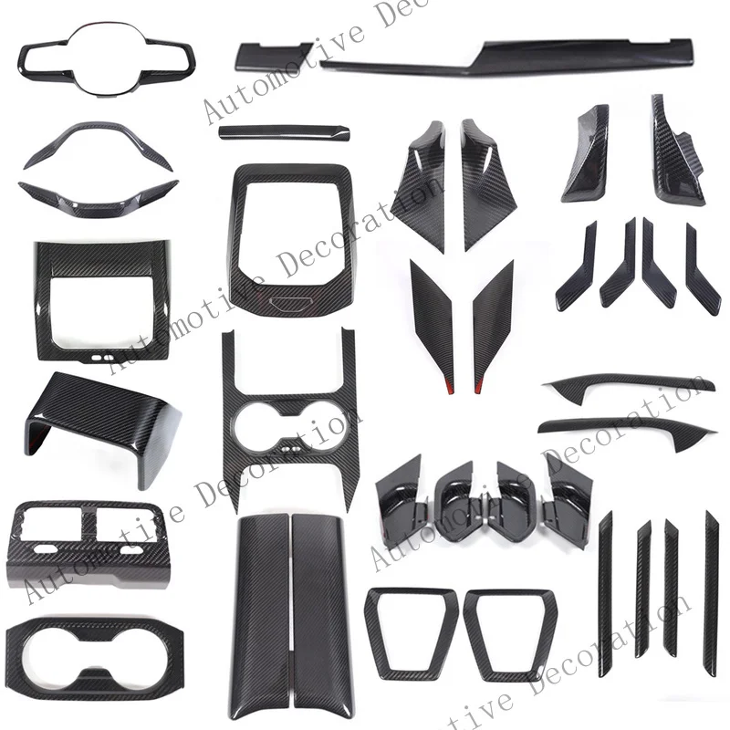 Z+ Real Dry Carbon Fiber Full Interior Set Trim Kit For BMW 5 Series G60 i5 2024+