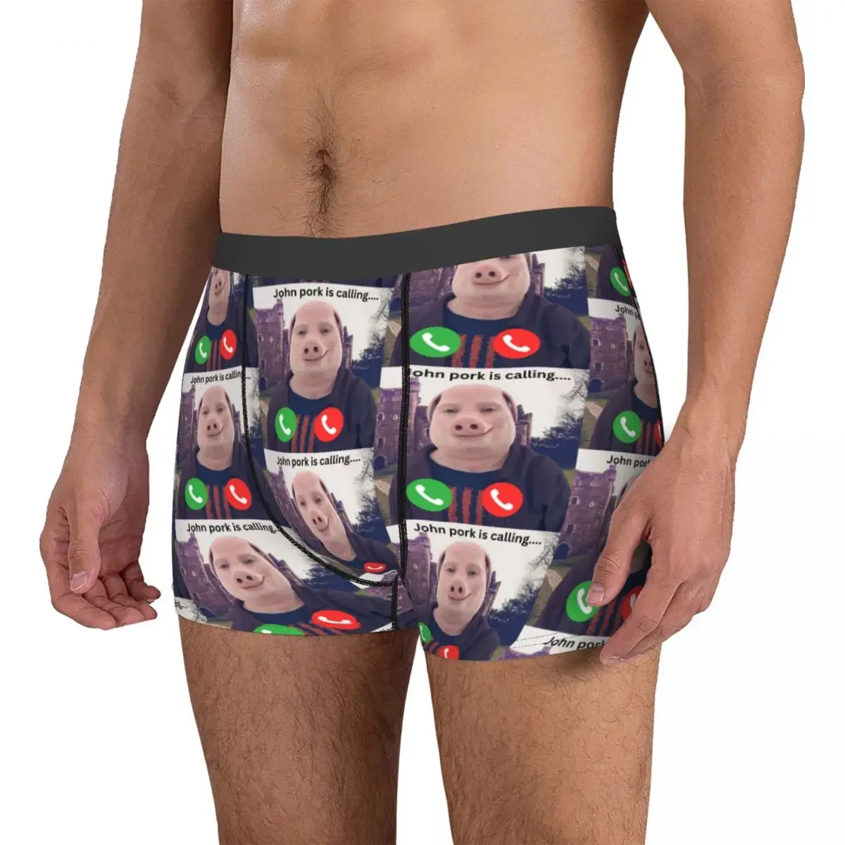 سراويل داخلية بوكسر جون بورك تدعو سراويل داخلية ناعمة للرجال هدية لصديقك