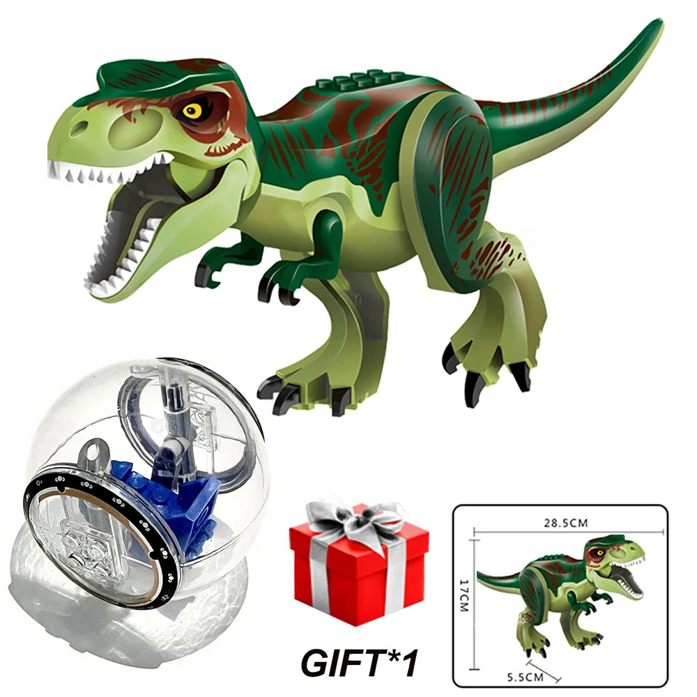 28 Arten Jurassic Dinosaurier Welt Bauklötze Tyrannosaurus Indominus I-Rex Mit Flucht-Gyrosphäre Bausteine Spielzeug