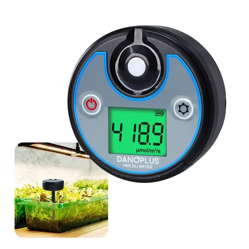 Xtester 2-in-1 Daily Light Integral PAR Data Logger IP-65 Rated Indoor/Outdoor Grow Light Tester For Greenhouse & Aquarium