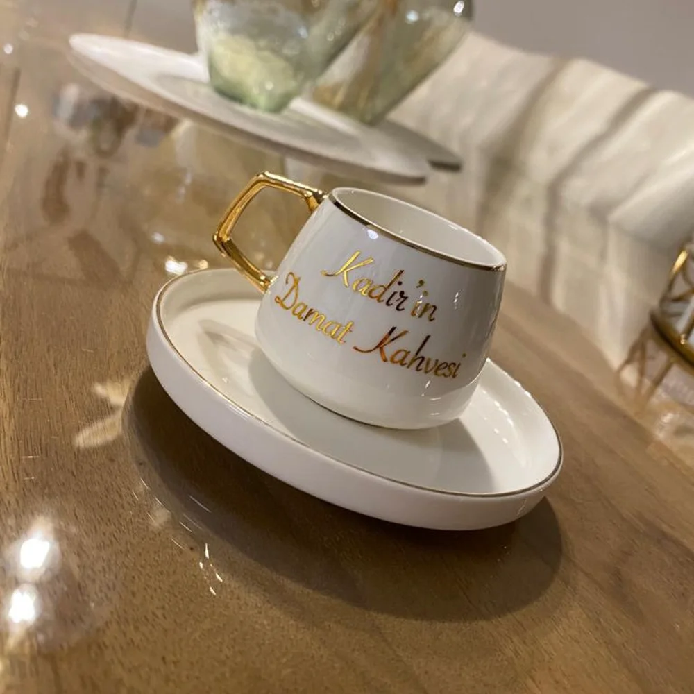 ملصقات فينيل مخصصة بحروف الاسم - مراجعة Coffee Tea Name وسعره