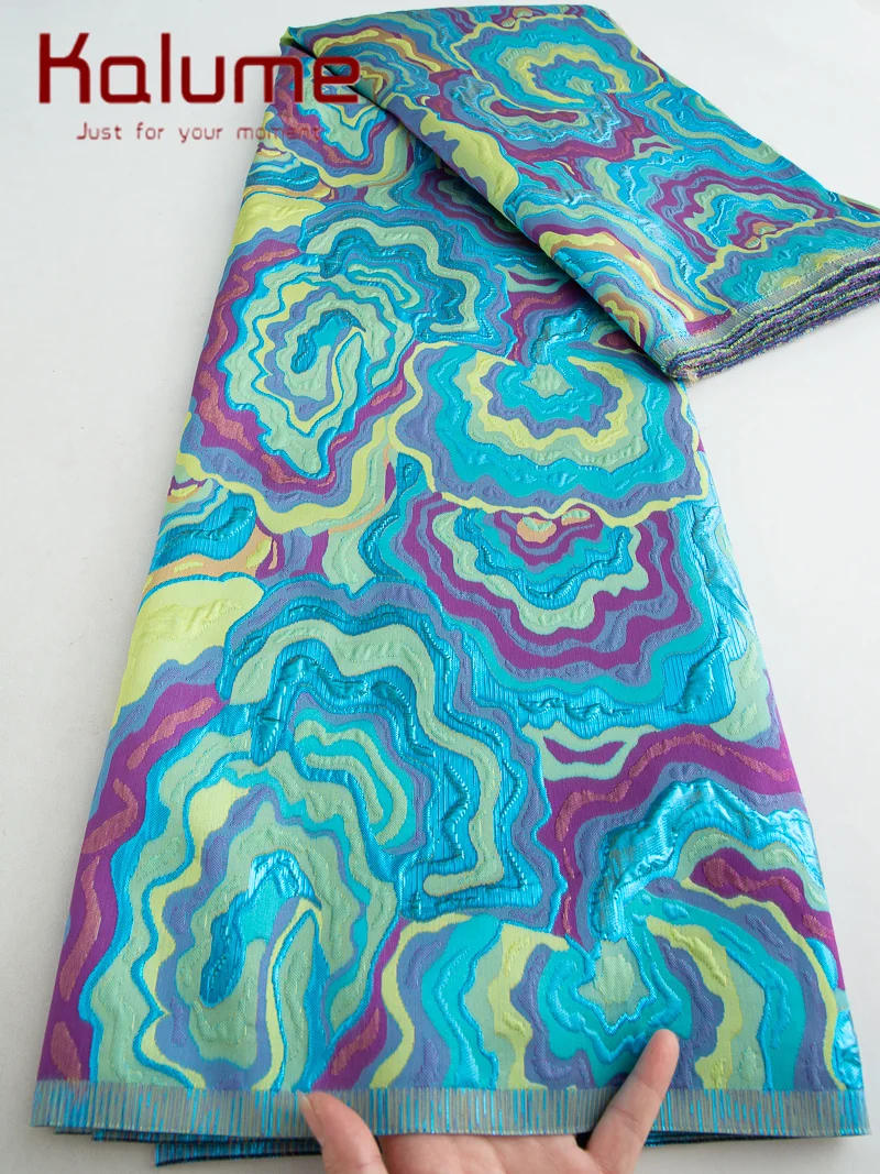 

Nigerian Brocade Jacquard Organza Lace Fabric 2025 High Quality Lace African French Jacquard Net Lace for Wedding Party F4063