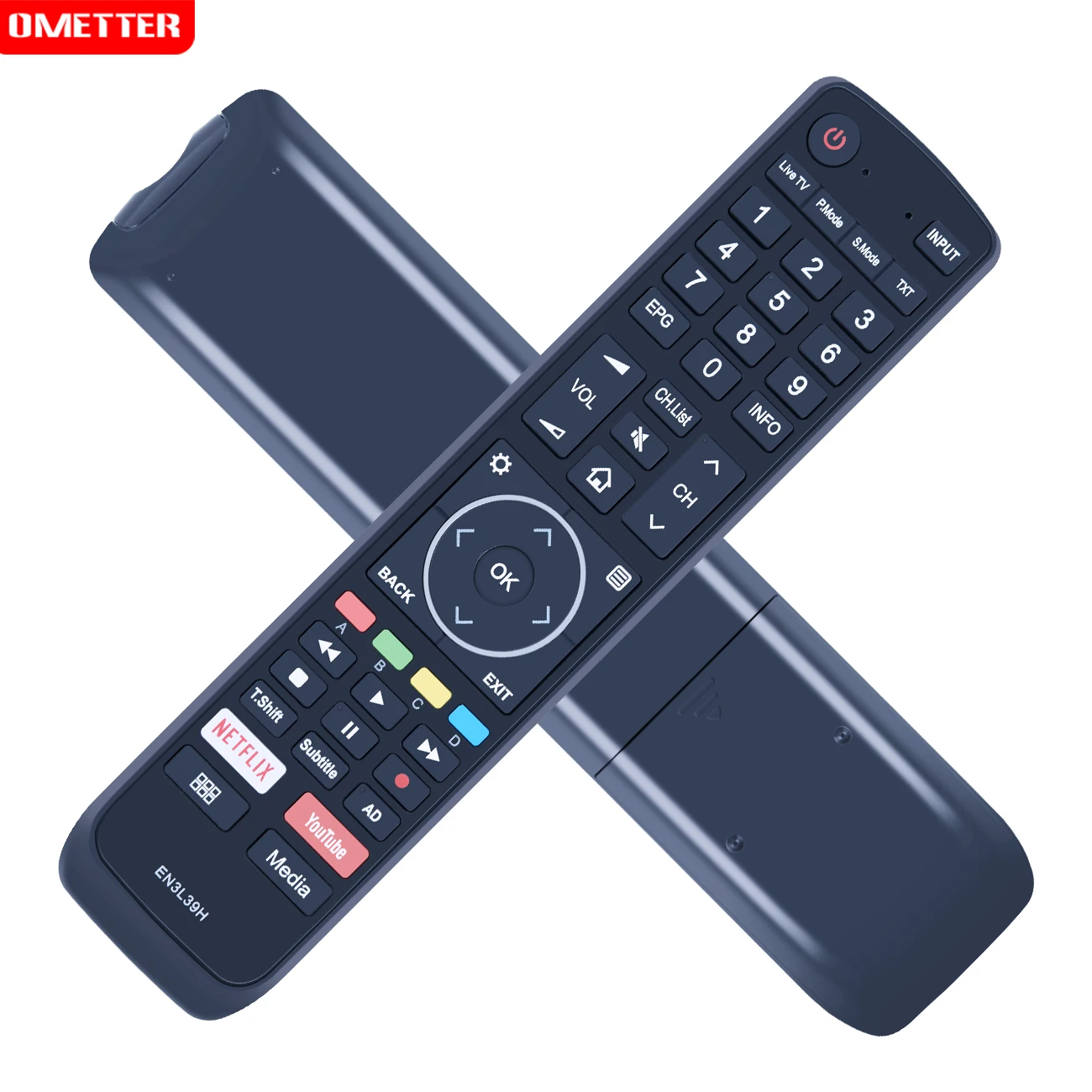 EN3L39H Asli Baru untuk Hisense Smart LCD LED TV Remote Control NETFLIX YouTube