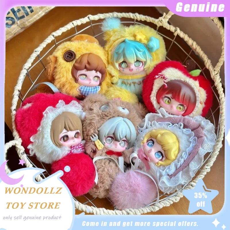 

Оригинальная серия Antoo Mini Paradise: коллекционная миниатюрная виниловая плюшевая кукла-сюрприз в коробке, кавайный брелок-украшение, модная игрушка, подарок для девочек