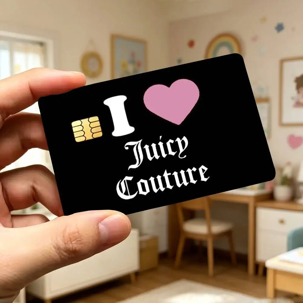 J-Juicy C-Couture Sticker Decoration Creative Bank Card Bus Metro Waterproof Sticker