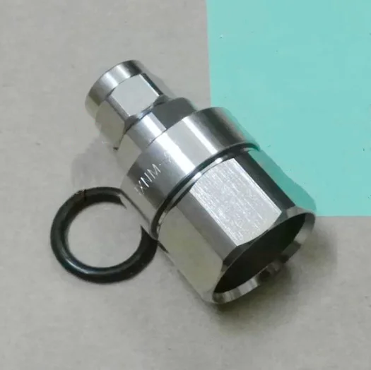 

1pc Coppe N type Male Coaxial connector for 50-22 7/8 feeder cable N Male coaxial connector adapters