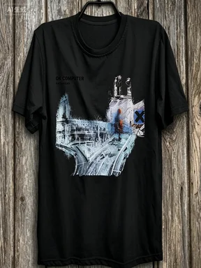 Radiohead Ok Computer T shirt 1997 Nigel Godrich, Colin Greenwood, Thom Yorke