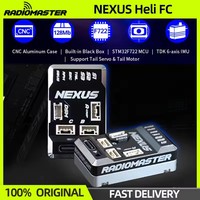 Radiomaster Helicopter Flight Controller CNC Aluminum Case Built-in Black Box TM32F722 MCU Support Tail Servo Motor