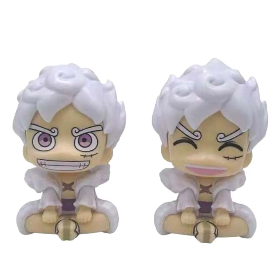 Figurka anime ONE PIECE, 9 cm, Gear 5 Monkey D. Luffy, figurka akcji w wersji Q, figurka Luffy, kolekcjonerski model z PVC, zabawka.