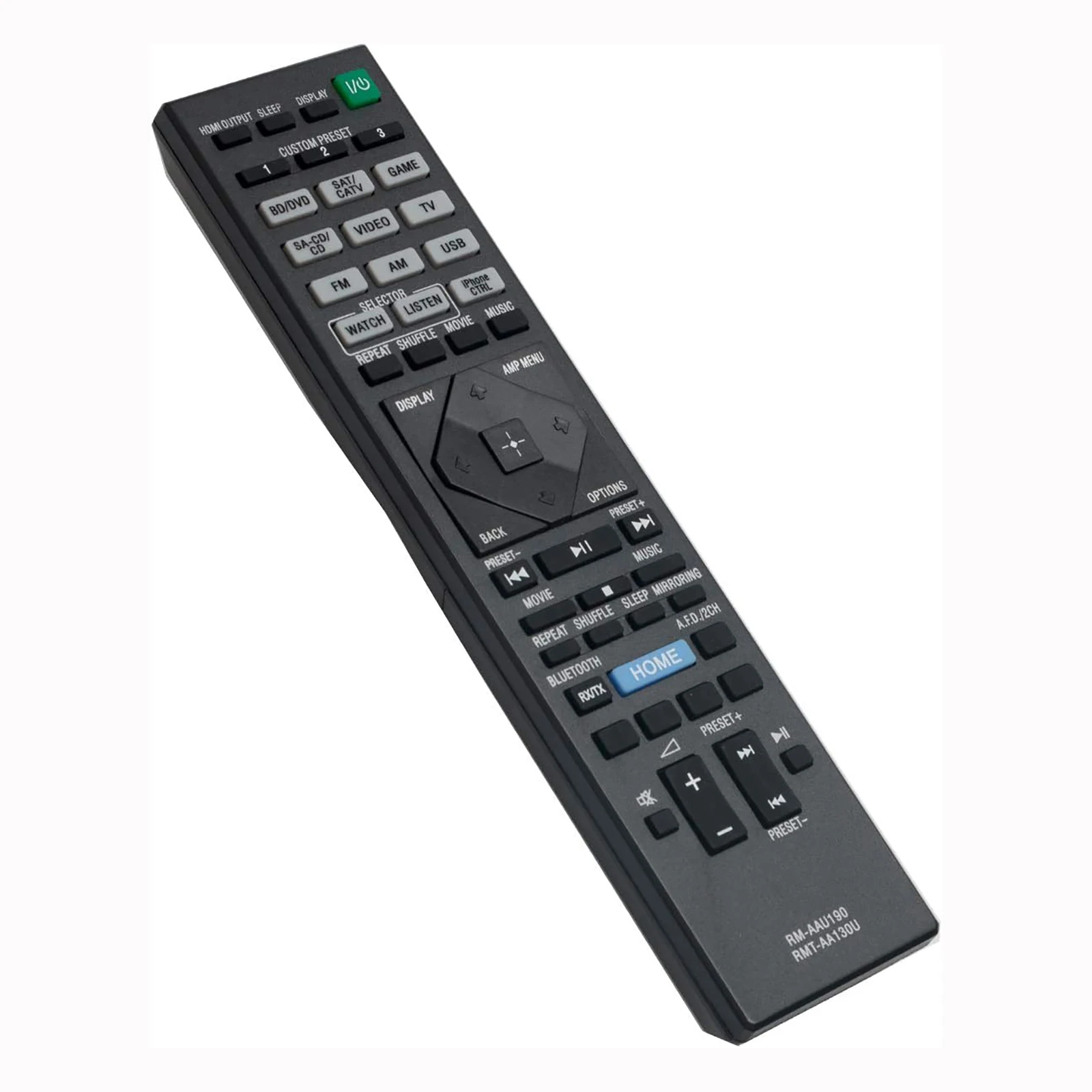 Replacement Remote Control RM-AAU190 RM-AA130U for Sony STR-DN1060 STR-DN860 STR-DH550 STR-DH750 STRDN1060 STRDH550 Home Theatre