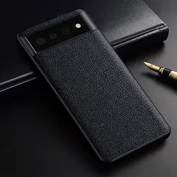 Premium PU Leather Case For Google Pixel 6 6 Pro 6A Luxury Slim Fit Design Protective Back Cover for google 6a 6 pro phone case