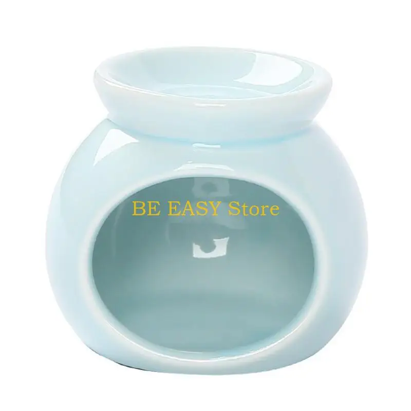 E28F Ceramics Wax Warmer Essential Oil Burners Furnaces for Meditations Room