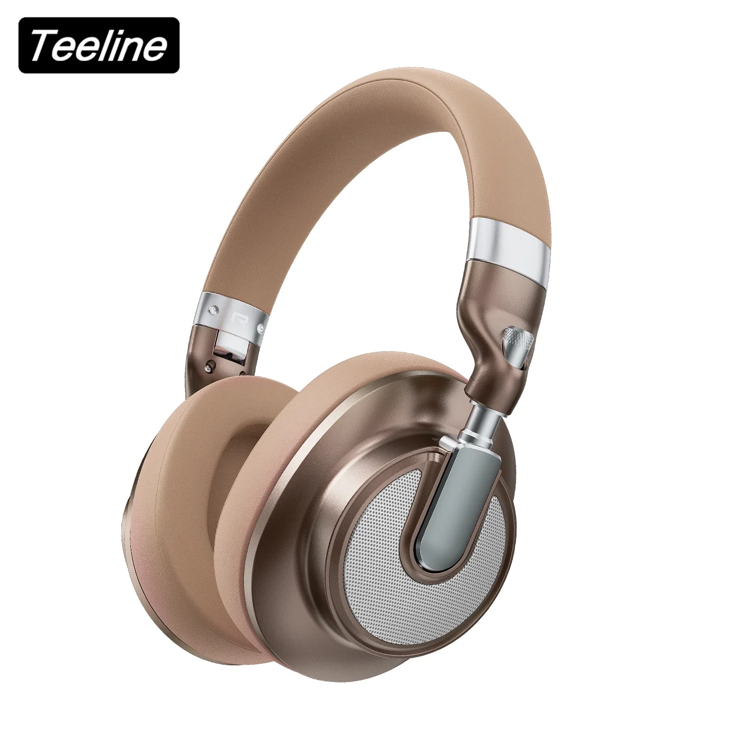 

Оригинальные лучшие складные наушники Teeline, проводная беспроводная гарнитура с синим зубом и активным шумоподавлением