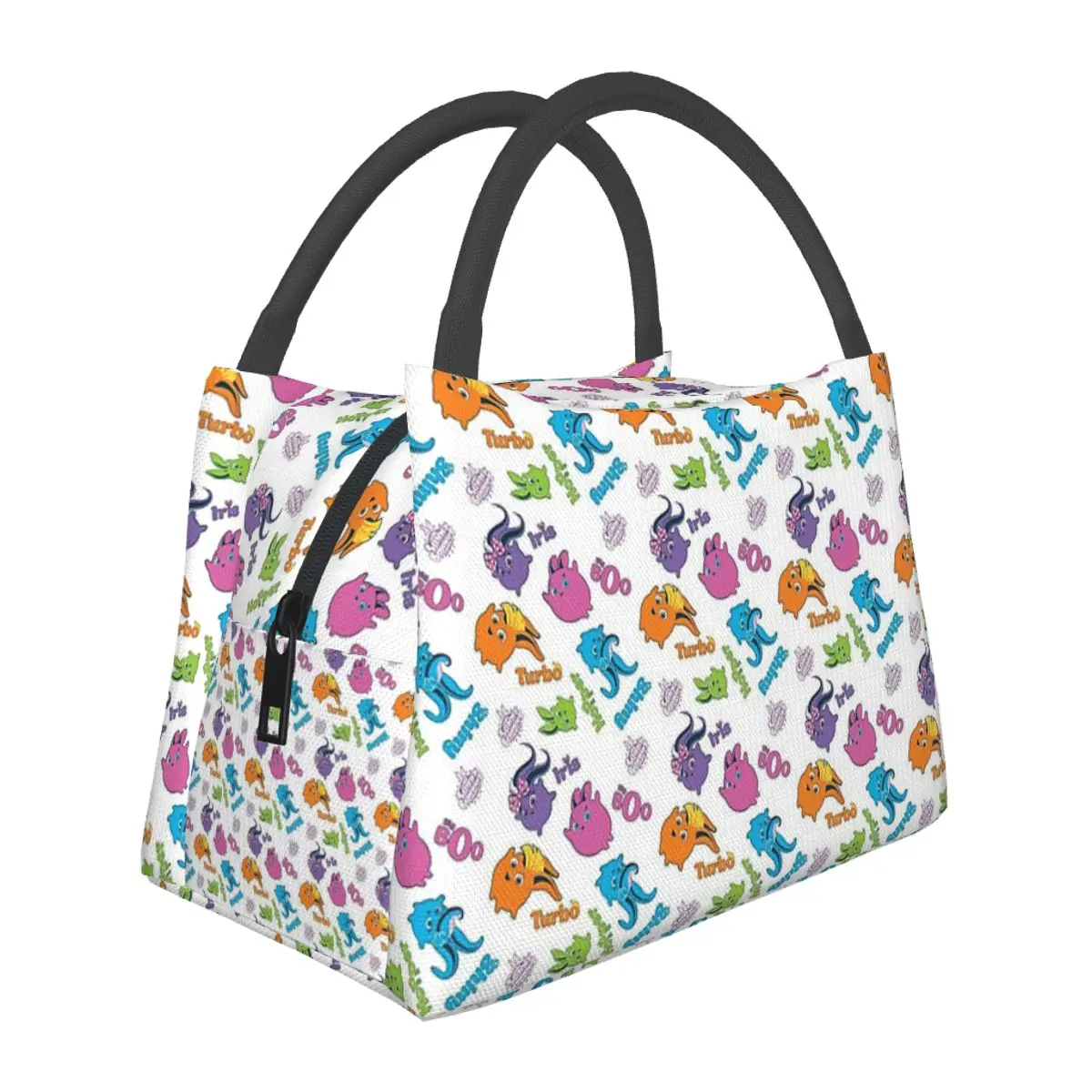 Impermeável Isolado Lunch Box para Mulheres e Crianças, Piquenique Cooler Bag, Lunch Tote, Travel Bag, Sunny Bunnies