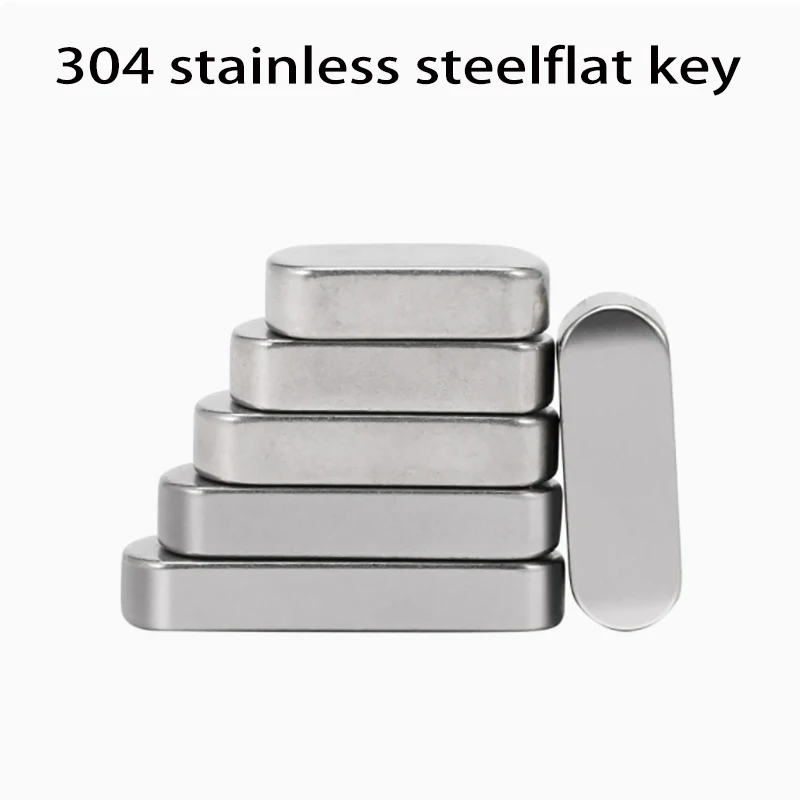 M12M14M16304 Stainless Steel A2 Parallel Key Round Ended Drive Shaft Flat Keyway Pin GB1096