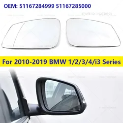 For 2010-2019 BMW 1/2/3/4/i3 Series (F20 F21 F22 F23 F31 F30 F31 F32 F33 F34 F36 F87) Rear Mirror Glass 51167284999 51167285000