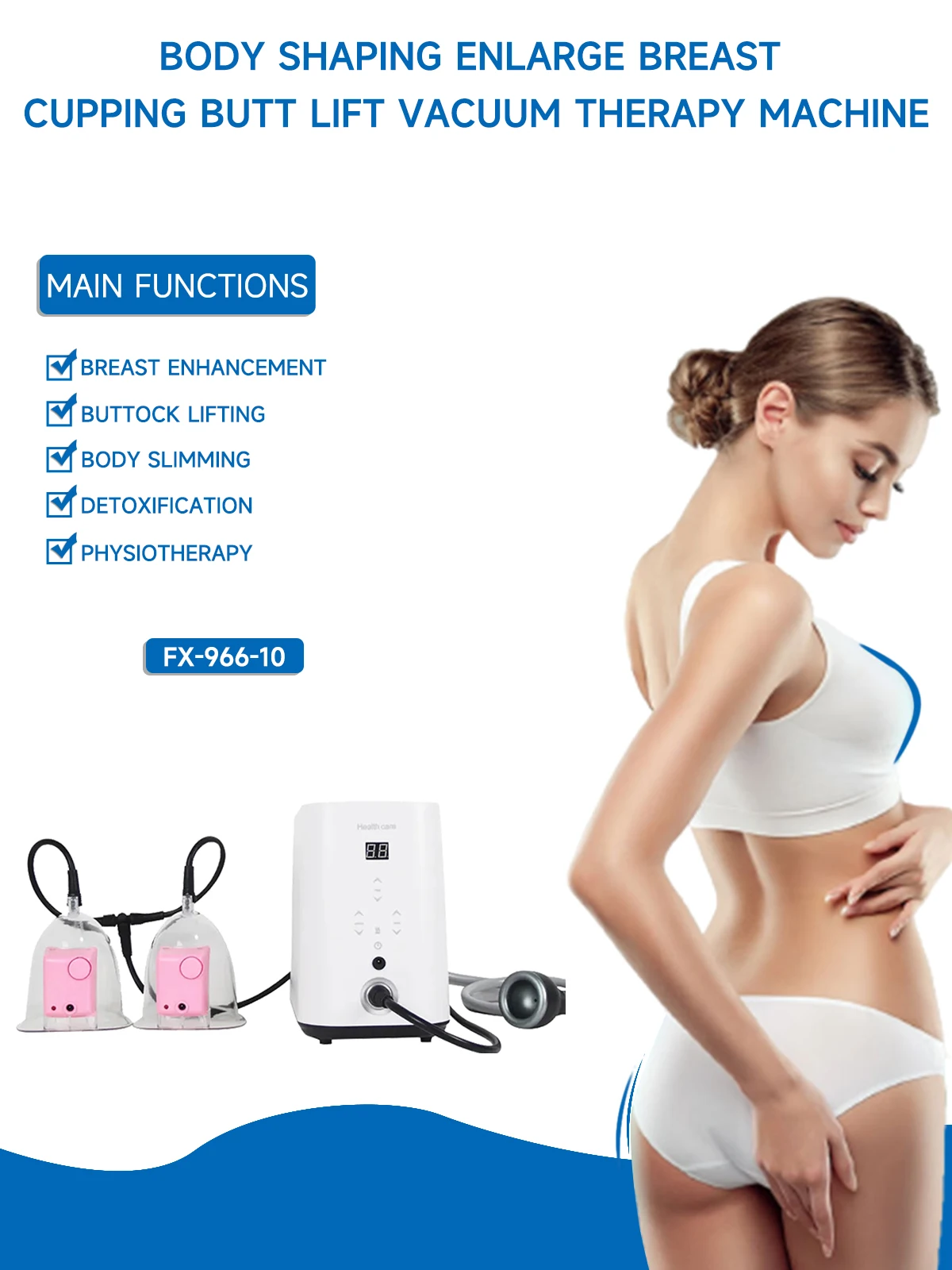 

NEWNEWKANG Вакуумный аппарат для увеличения груди, скребковые насосы для банок, устройство для нагревательной терапии, усилитель ягодиц, массажер для подтяжки ягодиц