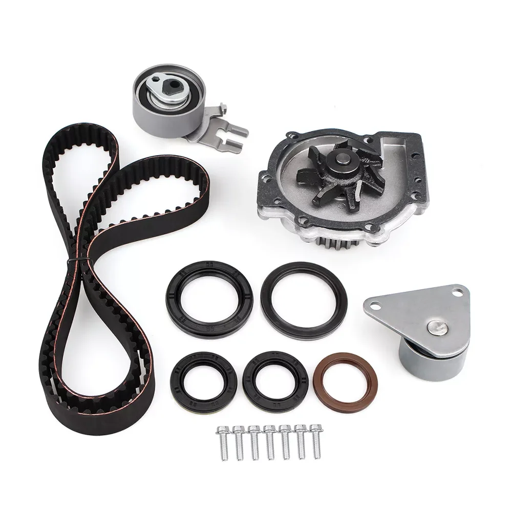 AUTO ENGINE PARTS Timing Belt Kit Water Pump Fits For VOLVO C30 C70 S40 S60 S80 V50 V70 XC70 XC90 2.4L 2.5L l5 GAS DOHC 01-13