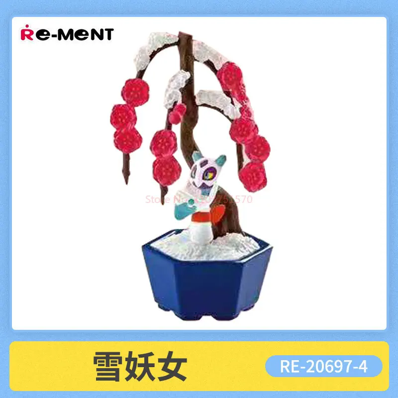 Re-Ment Pokemon Bonsai Collection 2 Little Four Seasons Story Vinyl Blind Box Toy Pokemon Figurine Ornaments Gifts For Fans