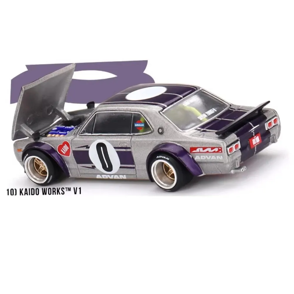 

Модель автомобиля Kaido House+MINIGT TSM 1:64 165 Skyline Compact Diecast, идеально подходит для подарка