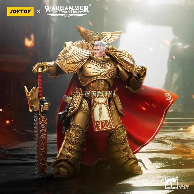 

[In-Stock] JOYTOY Warhammer 40k 1/18 Action Figures Anime Imperial Fists Rogal Dorn Primarch of The Vllth Legion Collect Model