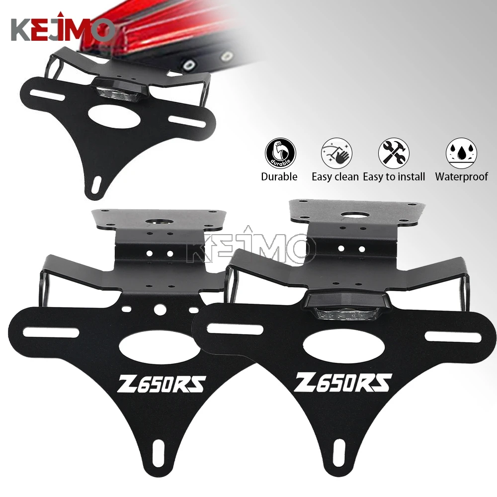 

Accessories Rear License Plate Holder Bracket Tail Tidy Fender Eliminator Kits For KAWASAKI Z 650 RS 650RS Z650RS 2021 - 2025