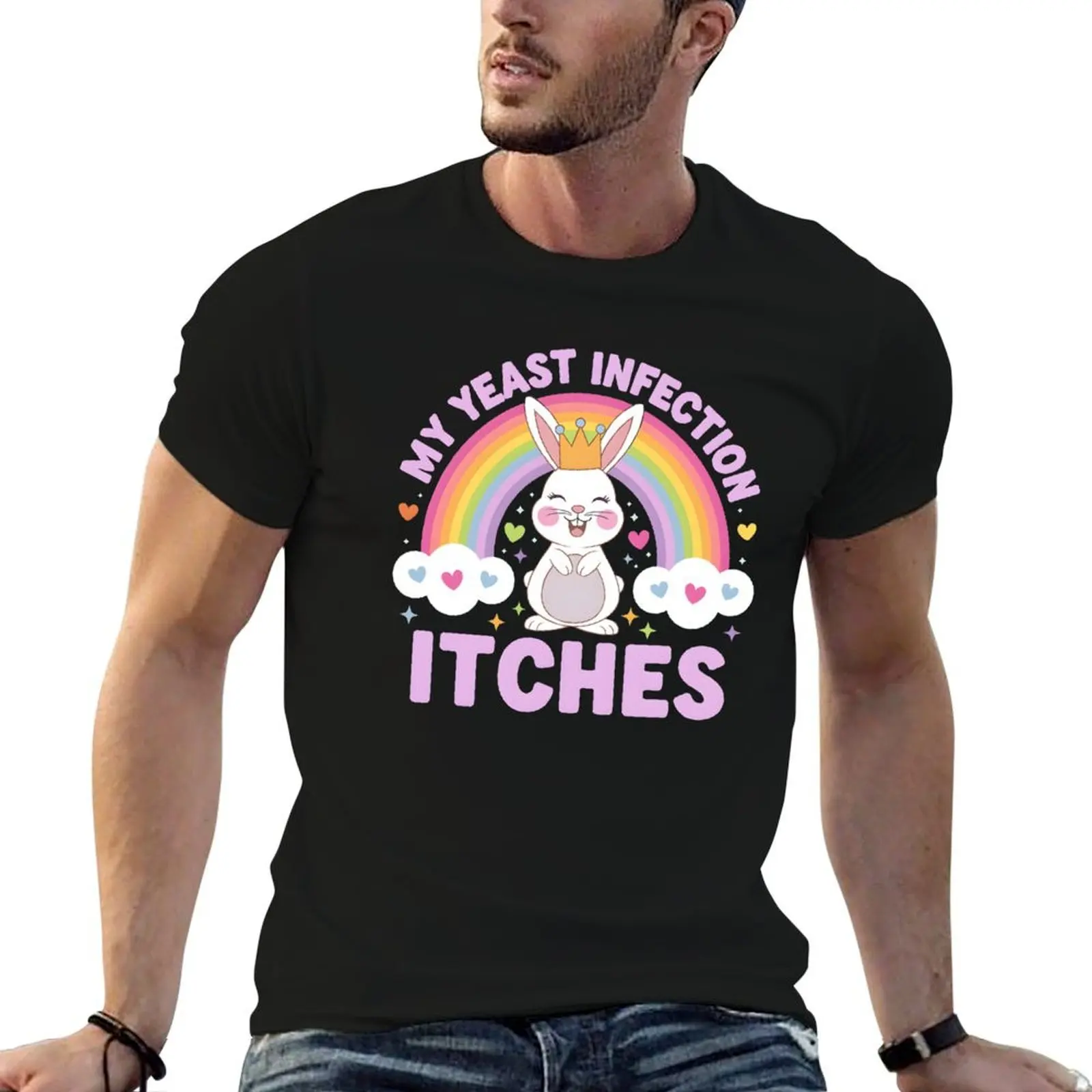 My Yeast Infection Itches T-Shirt Lightweight Print T-Shirt