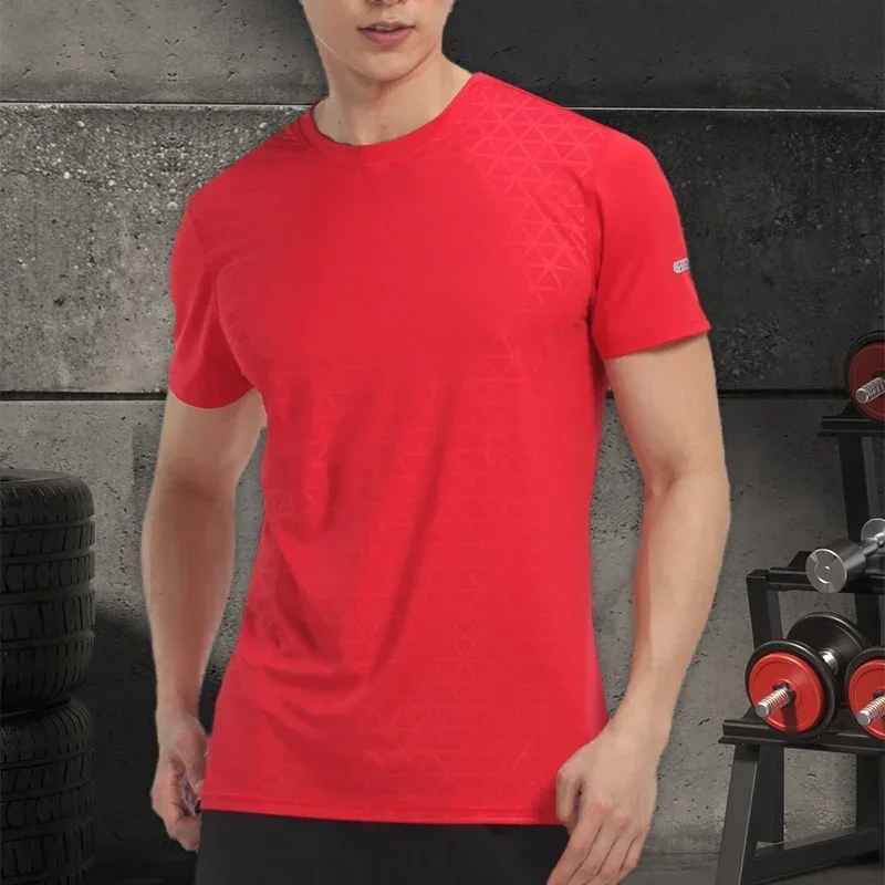 Men\'s Sports Shirts Sweatshirt Things for Gym Shirt Dry Fit Workout Yoga Tops Breathable Short Sleeves Undershirt Golf Wear Top