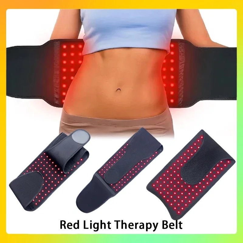 

2025 For Blood Circulation Relaxation Pain Relief Heating and Waist Care New Red Light Therapy Waist Belt with 120 LEDs