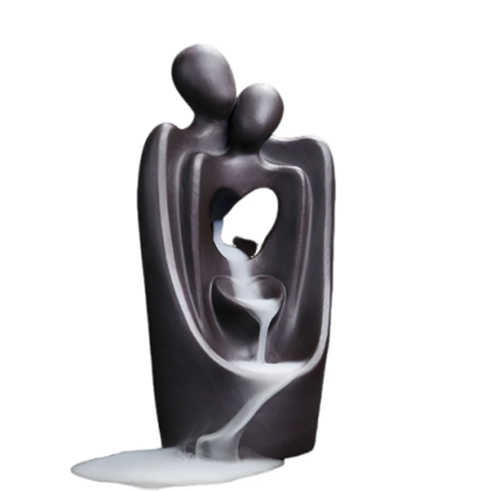 

2025 1PC Lover Backflow Incense Burner Ceramics Sandalwood Incense Holders for Valentine’s Day Gifts Home Decor Ornaments
