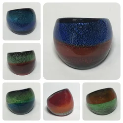 Fashion Murano Glass Rings For Women Handmade Pretty Single Or Two Shade Finger Rings Party Girls Gifts Beautiful Glass Jewelry
