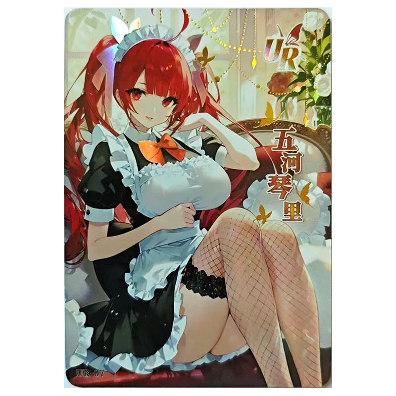 Anime Godin Verhaal Zeldzame UR Collectible Card Ram Raiden Shogun Rem Hancock Yor Forger Hayasaka Ai Speelgoed voor jongens Verjaardagscadeau