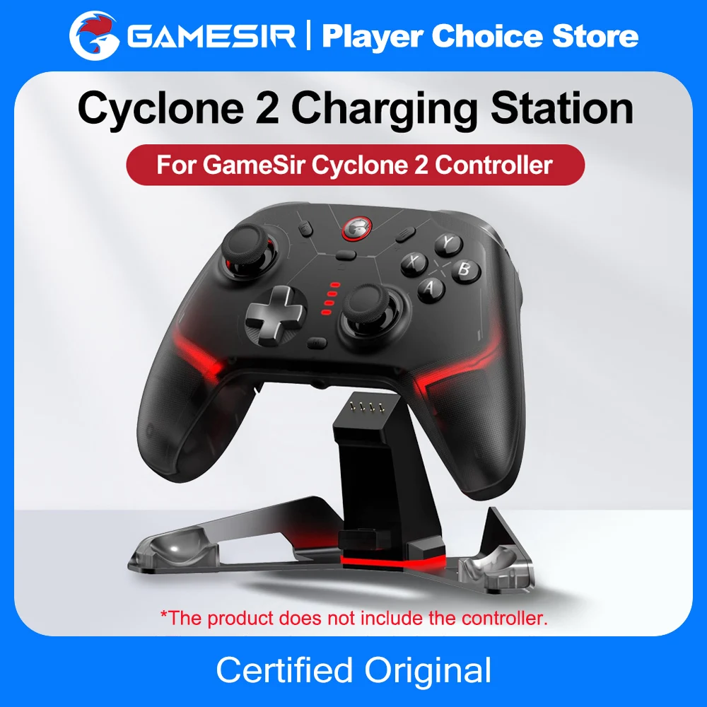 

GameSir Cyclone 2 Controle Charging Dock Gamepad Station Gaming Accessories Alumintum Alloy Fast Controller Charger Base