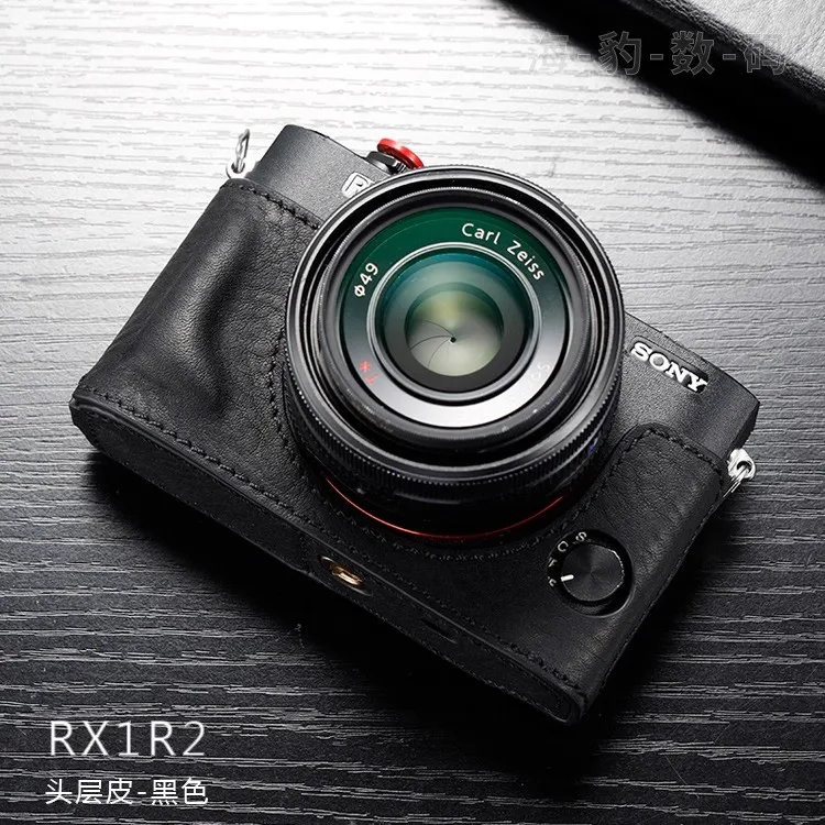 genuine-leather-photo-camera-case-half-body-bag-bottom-cover-for-sony-rx1r2-rx1rm2-rx1r-ii-open-battery-design-protective-sleeve