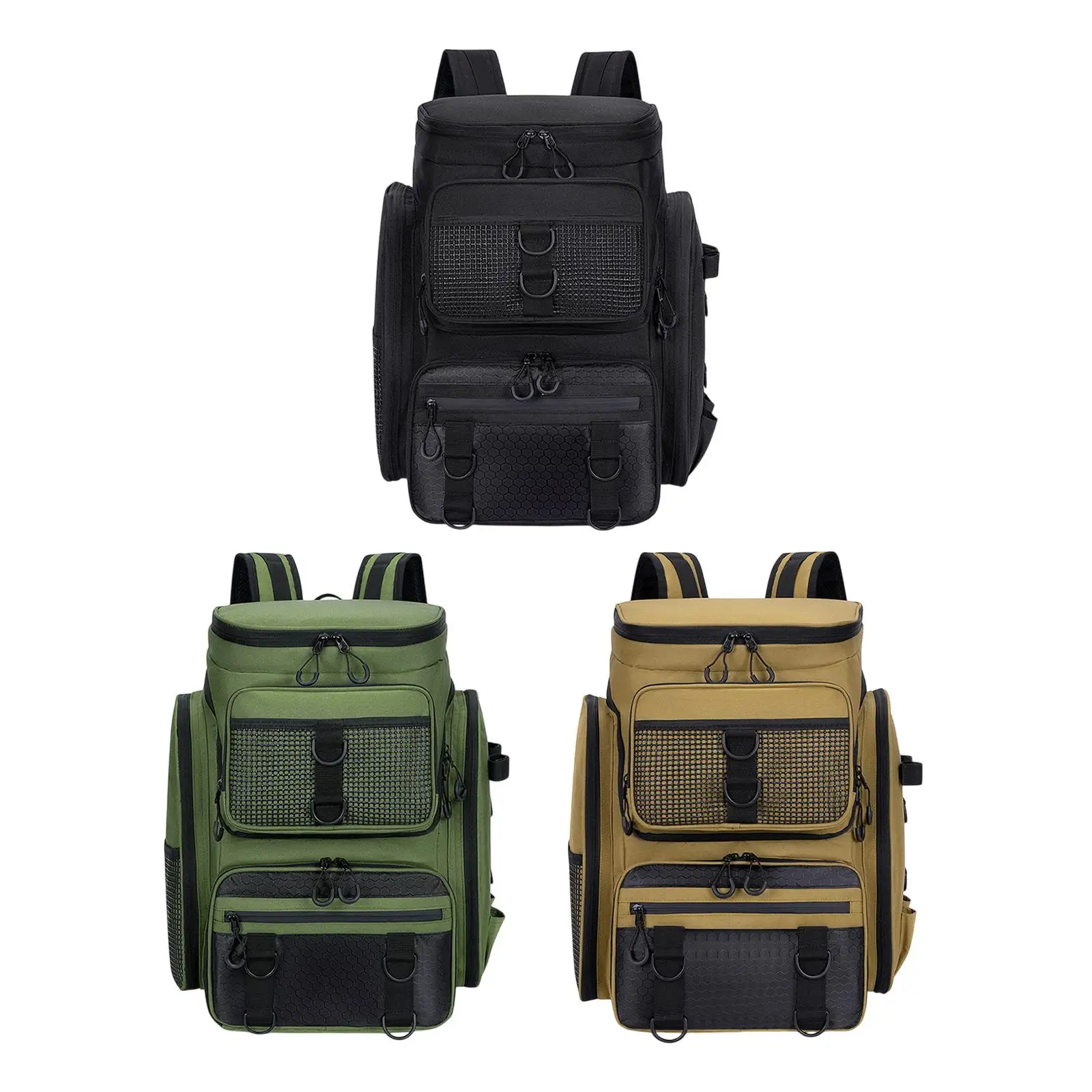 

Fishing Backpack Multipurpose Tackle Box Store for Travel Biking Backpacking