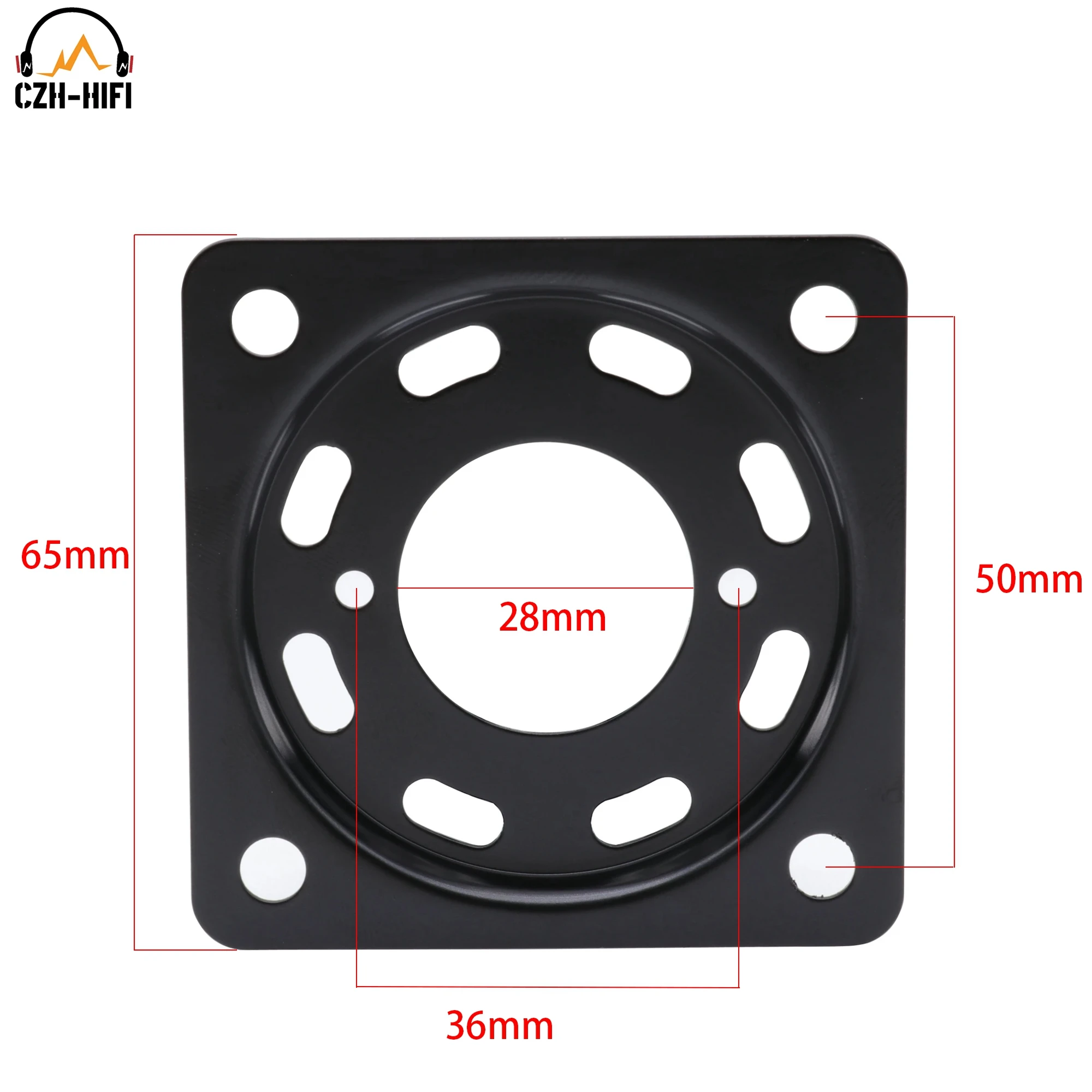 1pc Metall Eisen Platte Shock Proof Bord Vakuum Rohr Buchse Montage Platte Für 2A3 300B KT88 EL34 12AX7 Vintage audio Verstärker – Detail 6
