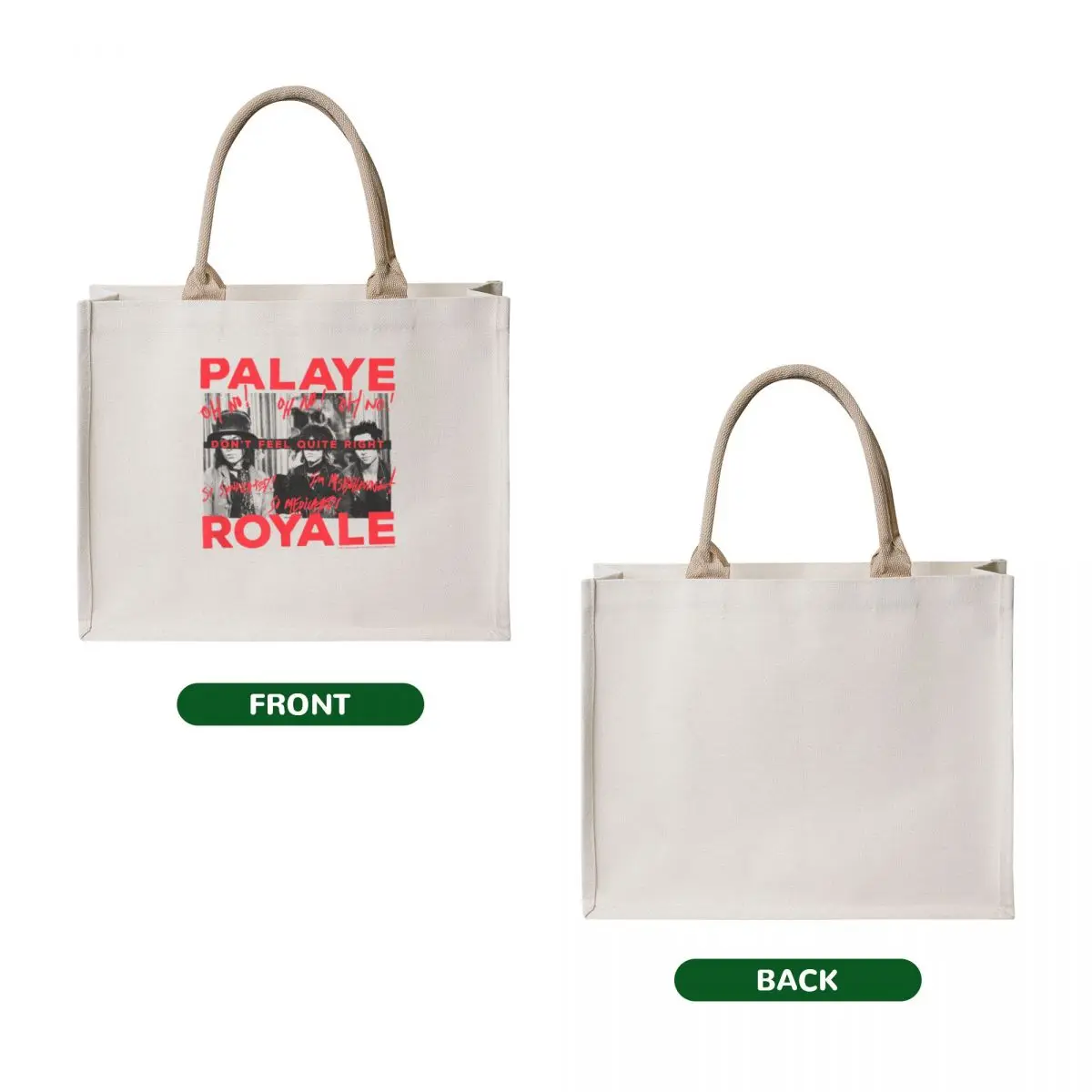 Palaye Royale Tote Bag حقيبة حمل للرجال حقائب تسوق قابلة لإعادة الاستخدام وحقائب يد للنساء