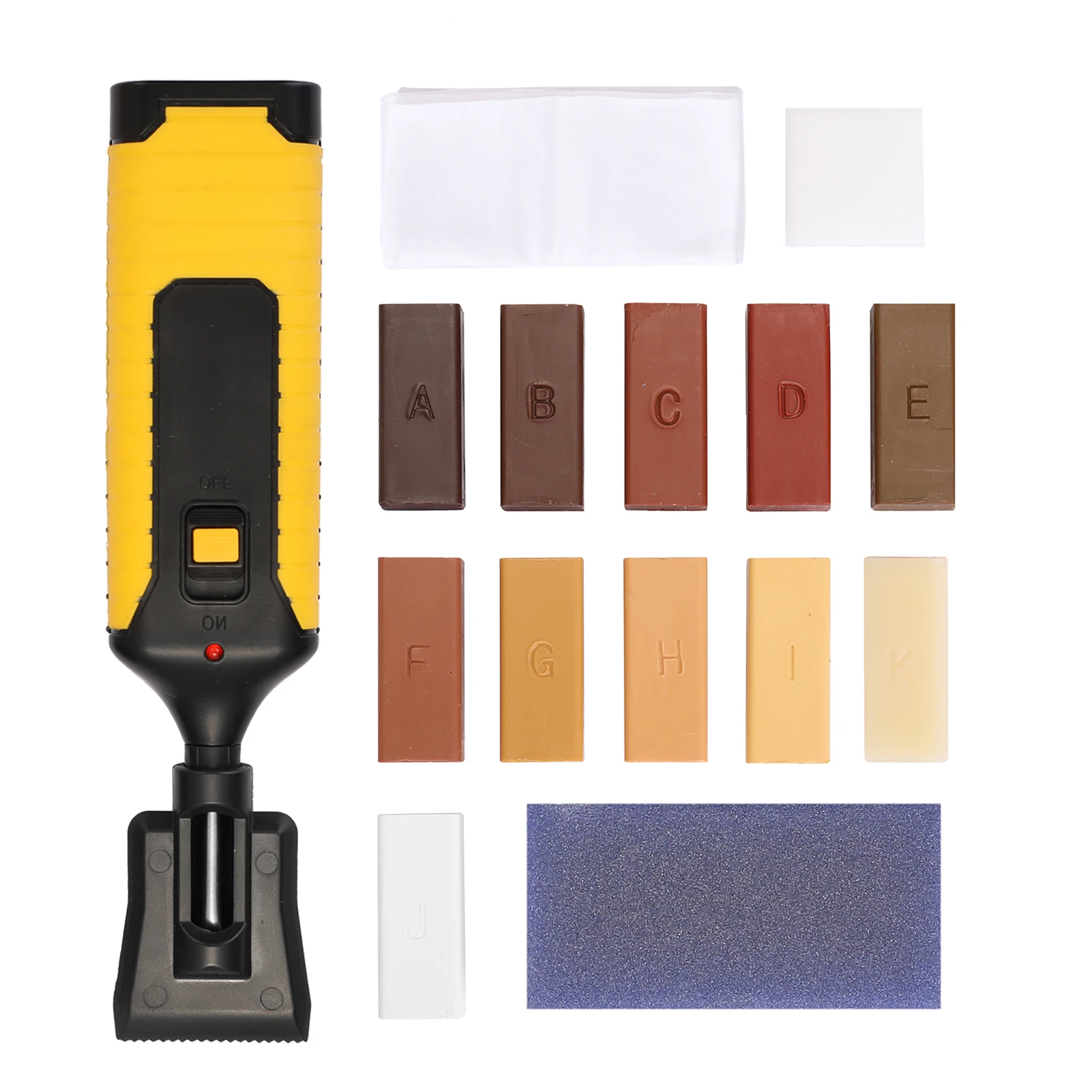 

Home Household Laminate Repairing Kit Floor Repairs Kit DIY Multifunctional Wood Board Repairs Tool Kit Wooden Floor Scratches