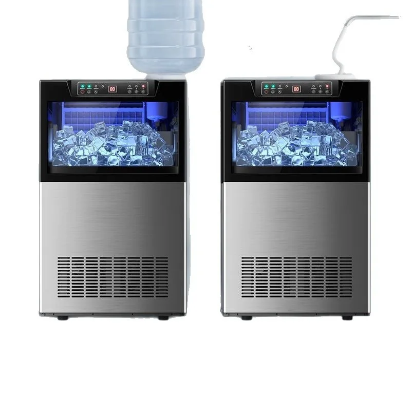 

Ice machine, large capacity, fully automatic square ice small ice cube making machine