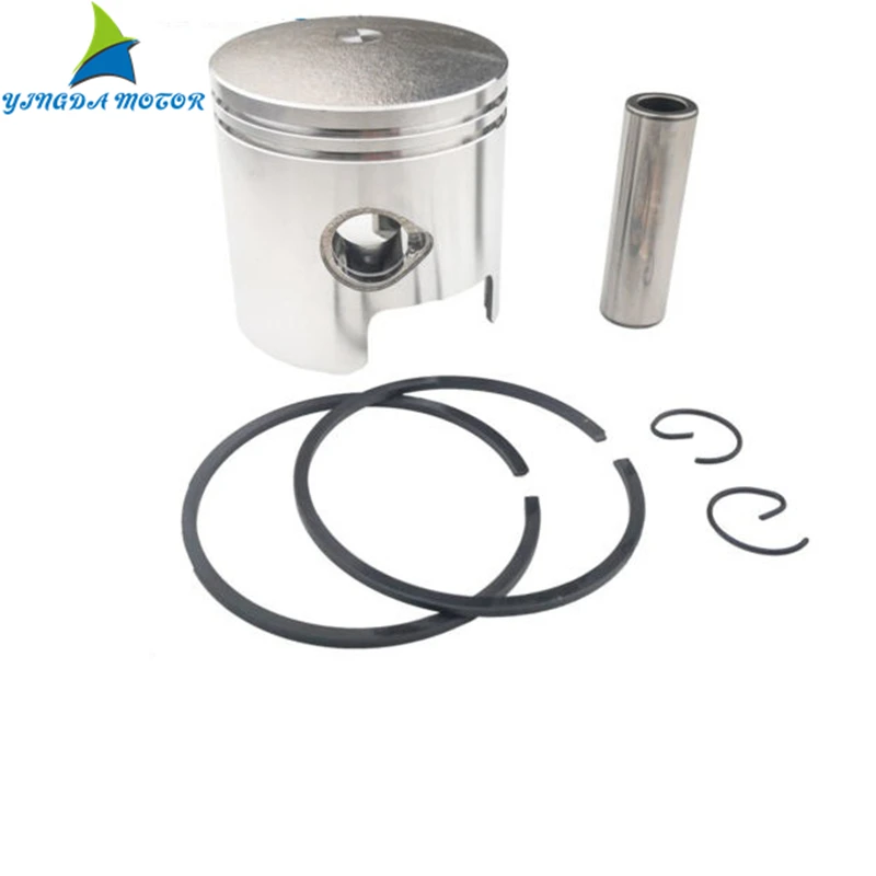 

346-00001-0 Piston Set for Tohatsu Nissan Mercury 25HP 30HP 346-00001 Outer Diameter：68MM 346-00001-1 346-00001 2T Boat Motor