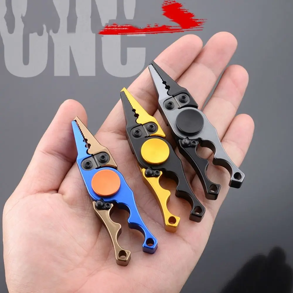 

Aluminum Alloy Fishing Pliers Scissors Gold Black Blue Multi Functional Fishing Hook Remover Pliers Fishing Line Cutter Fishing