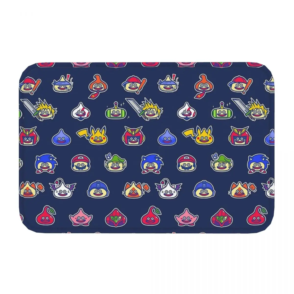 Dragon Quest Bathroom Mat Command Doormat Flannel Carpet Balcony Rug Home Decoration